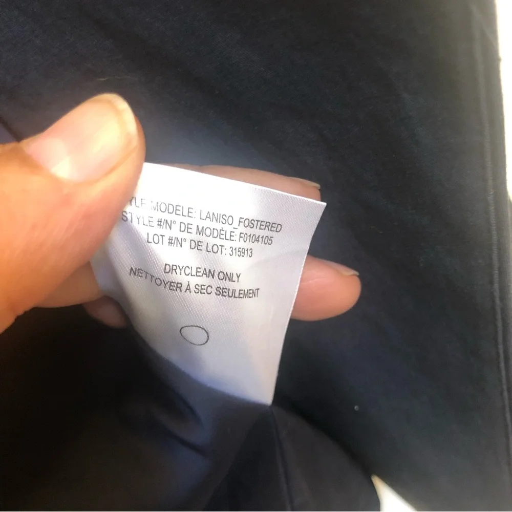 WOMENS THEORY BLACK LANISO FOSTERED ASYMMETRICAL ZIP BLAZER SZ 6 - Picture 10 of 10